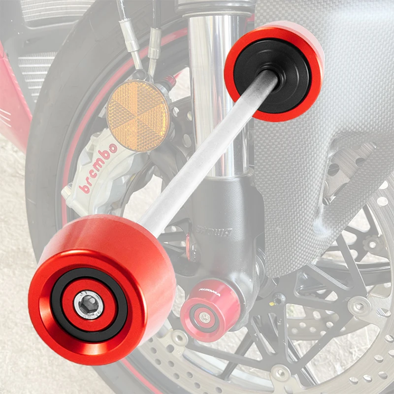 

Motorcycle Front Wheel Fork Slider Anti Crash Pad Falling Protector Accessories for DUCATI Monster 696 795 796 797 821 1100EVO