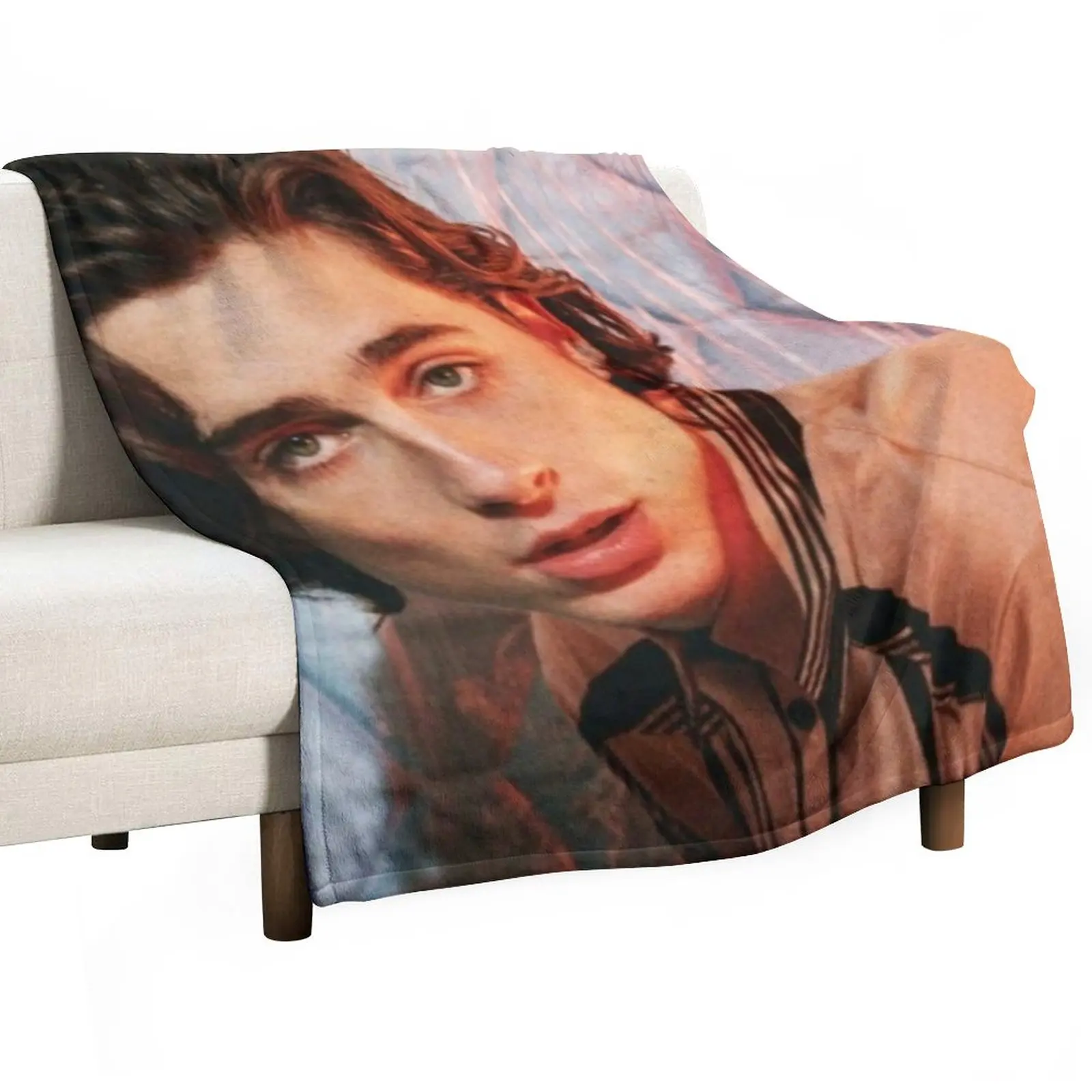 

Timothee Chalamet Throw Blanket Summer Blanket Decorative Bed Blankets Nap Blanket