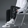 Pants Men's Spring Autumn Korean Style Trendy Loose Versatile Ankle-Banded Pants Summer Exercise Casual Butterfly Pattern Pants 1