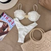 Push Up Bikinis 2025 Sexy Women Swimsuit Female Swimwear Solid Brazilian Bikini Set Biquini Bathing Suit Swimming Suit Beachwear