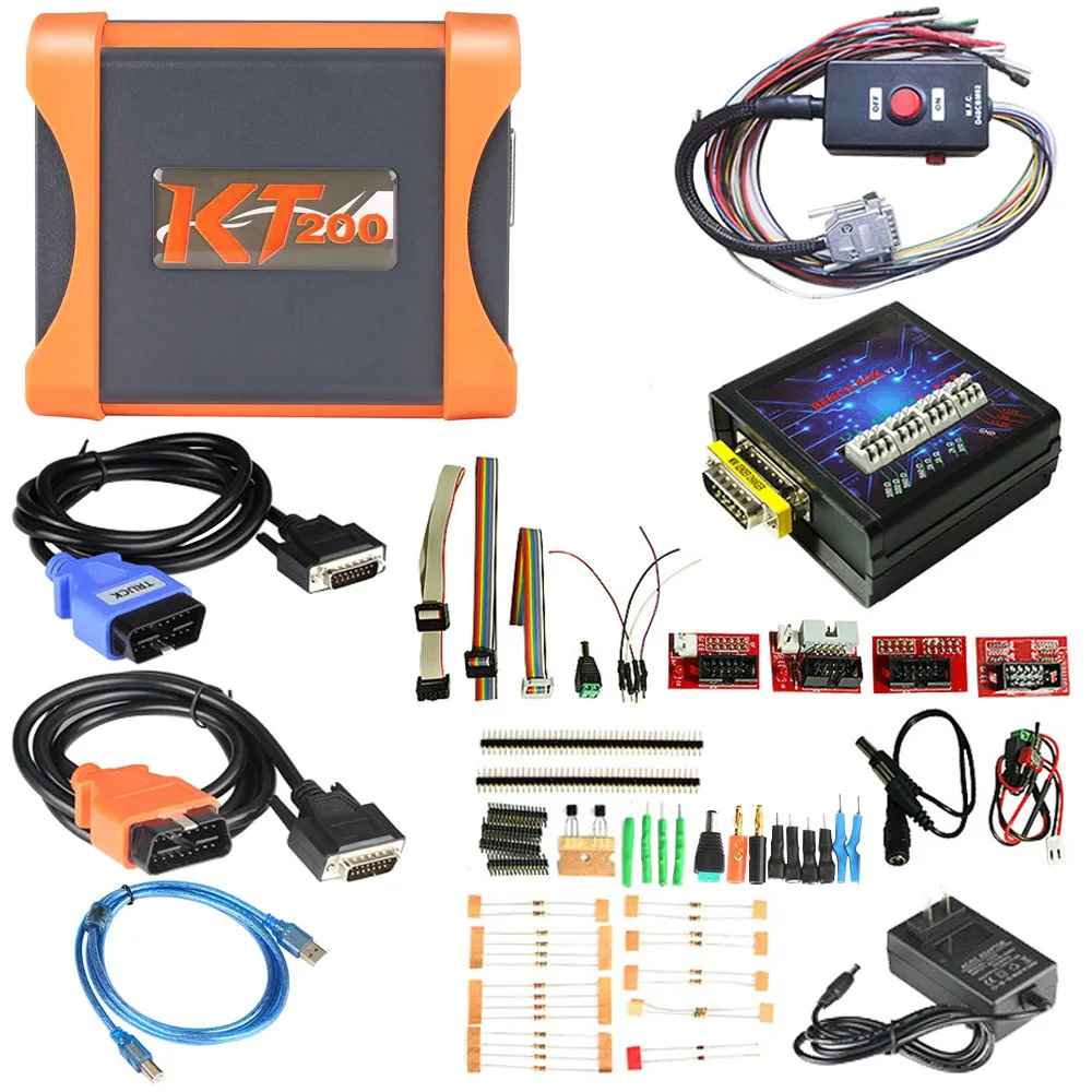 

FOR KT200 II ECU Programmer Supports OBD BOOT BDM JTAG Multiple Protocols Calculates Checksum Update Online NO Annual Fee