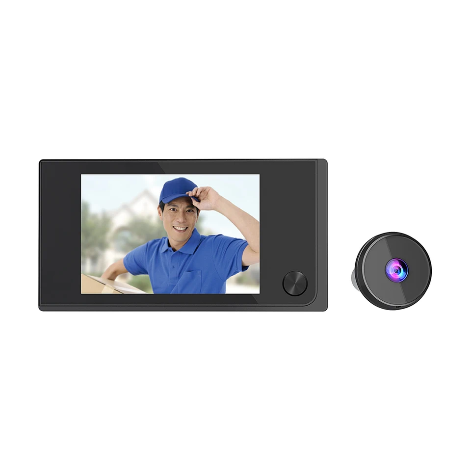 Wireless Video Peephole Doorbell with Wide Angle View