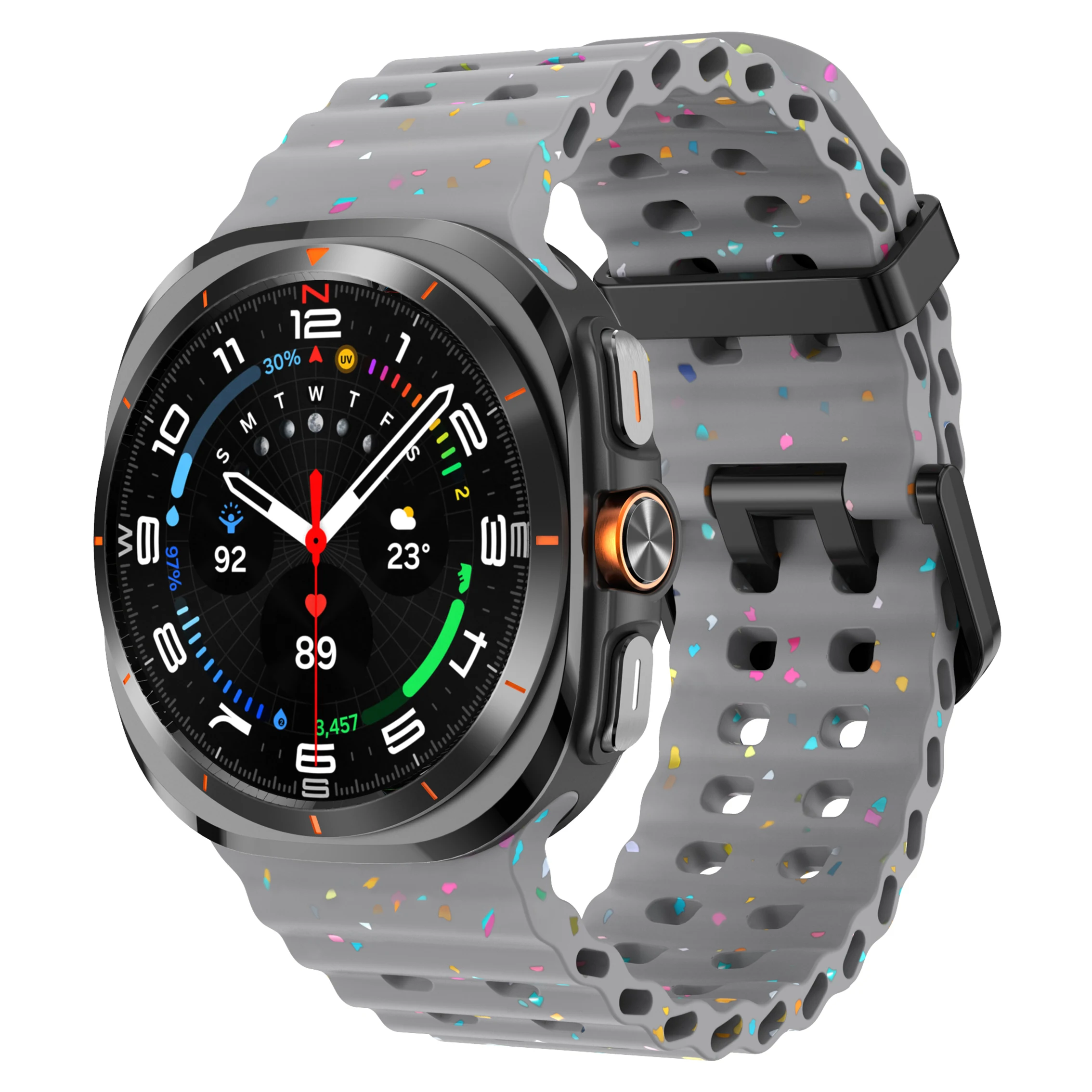 Silicone Breathable Marine Strap Wristband Bracelet