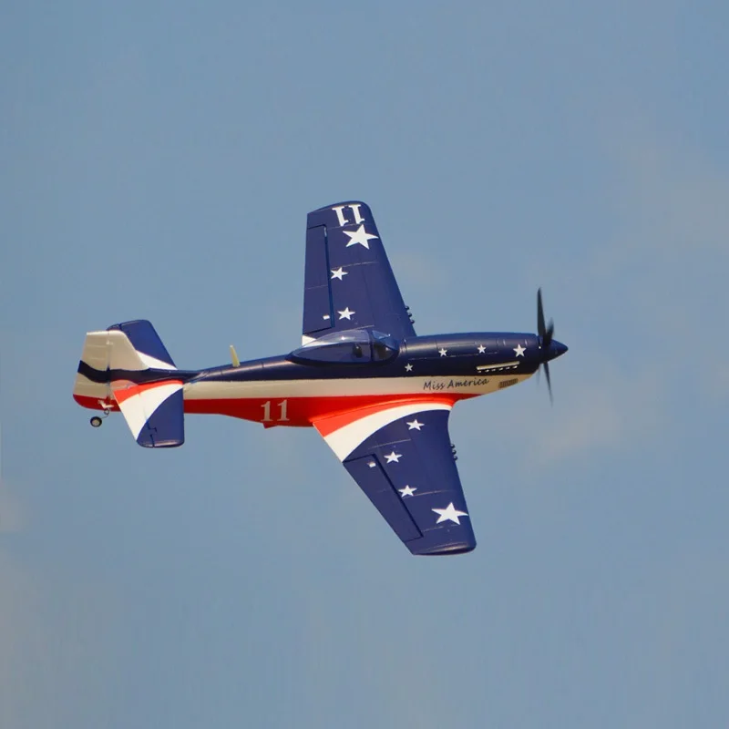 Hookll Model EPO P51 P-51 1200mm Miss America RC Warbird