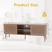 TV Stand Cabinets Modern Entertainment Center with Storage for TV up to 70 Inch, TV Stand with Storage for Living Room 6