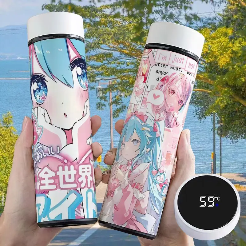 Hatsune Miku Tumbler Hatsune Miku Cup Thermos Anime Tumbler 