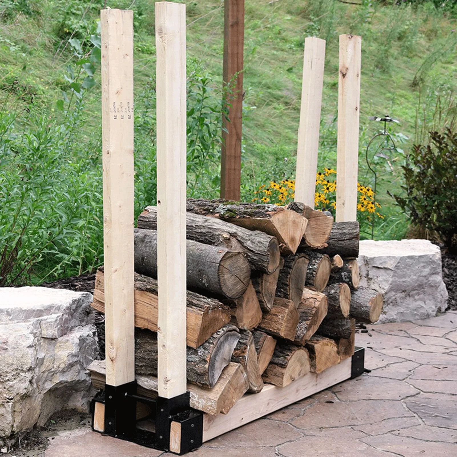 Firewood Rack Indoor Heavy Duty Fireplace Log Holder Fireplace Storage Rack  Heavy Duty Firewood Rack Stacking Rack Storage Rack - Storage Holders u0026  Racks - AliExpress