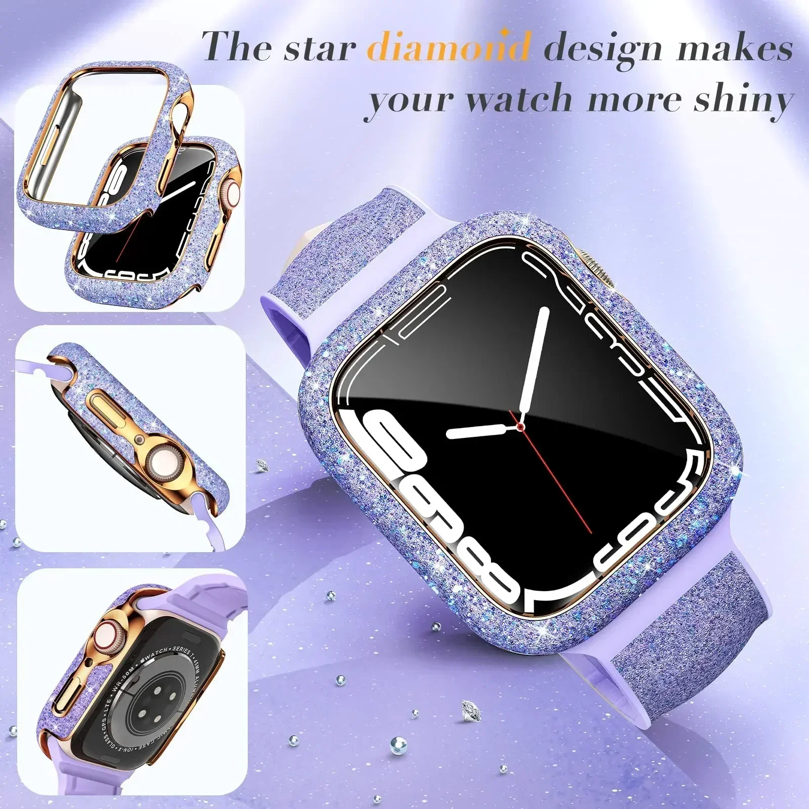Crystal Diamond Screen Protective Shell and HD Cover