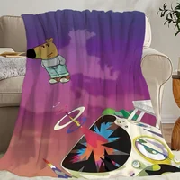 Meme Funny Chill guy Blanket Skin friendly comfort warm soft plush blanket suitable sofa living room office bedroom 1