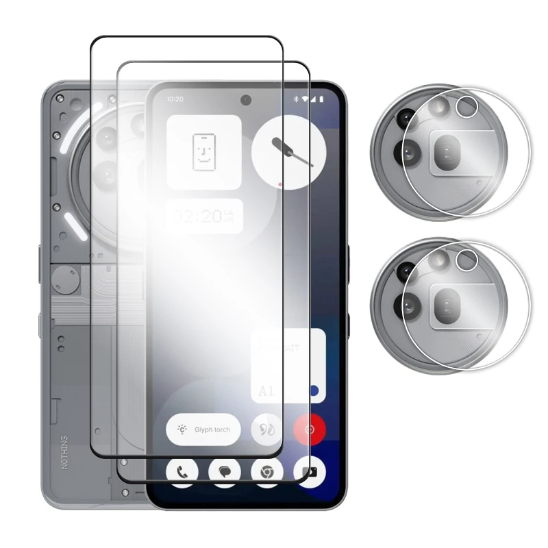 Premium 6-in-1 Tempered Glass Screen Protector with 2.5D Full Cover Glue