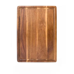 Deluxe Double - Sided Wooden Serving and Cutting Board (M)