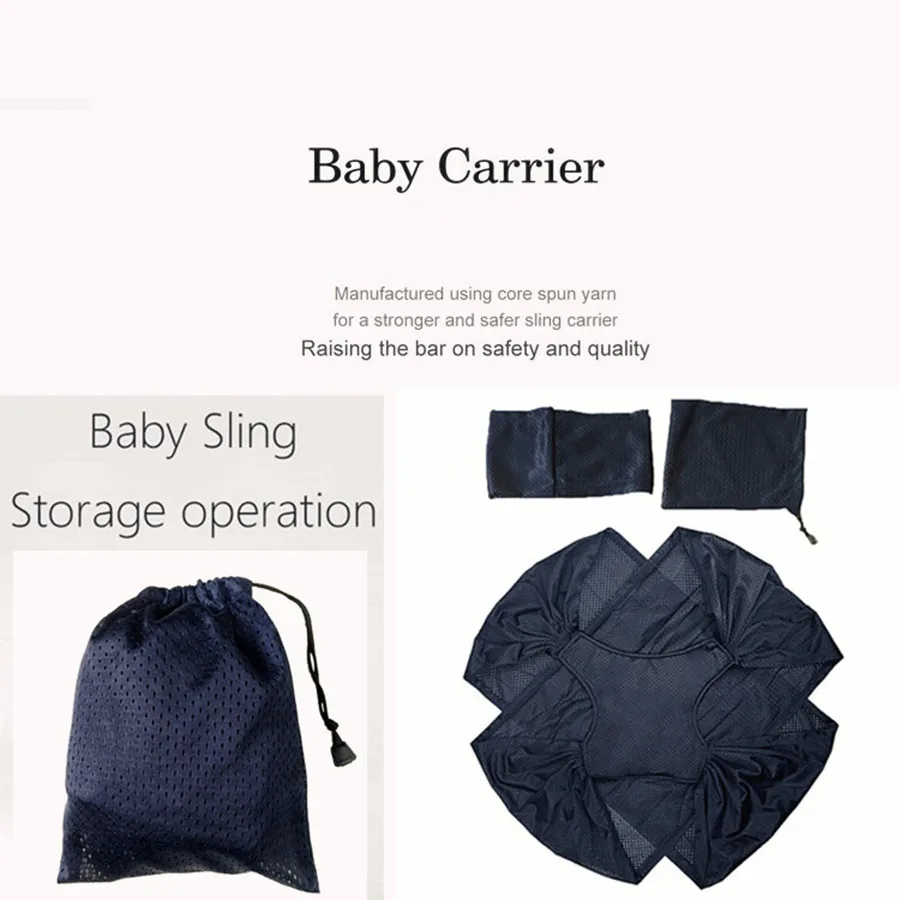 Baby Backpack Conforms to Ergonomics, Suitable for Outdoor Parenting with Backpack Straps, Newborn Baby Bag, X-Shaped Baby Sling - 6