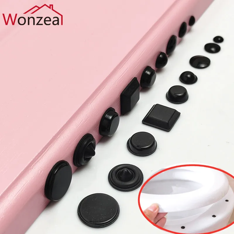 Door Fittings Furniture Accessories Bumper Protective Pads Door Pad Toilet Seat Cover Protection Soft Pad