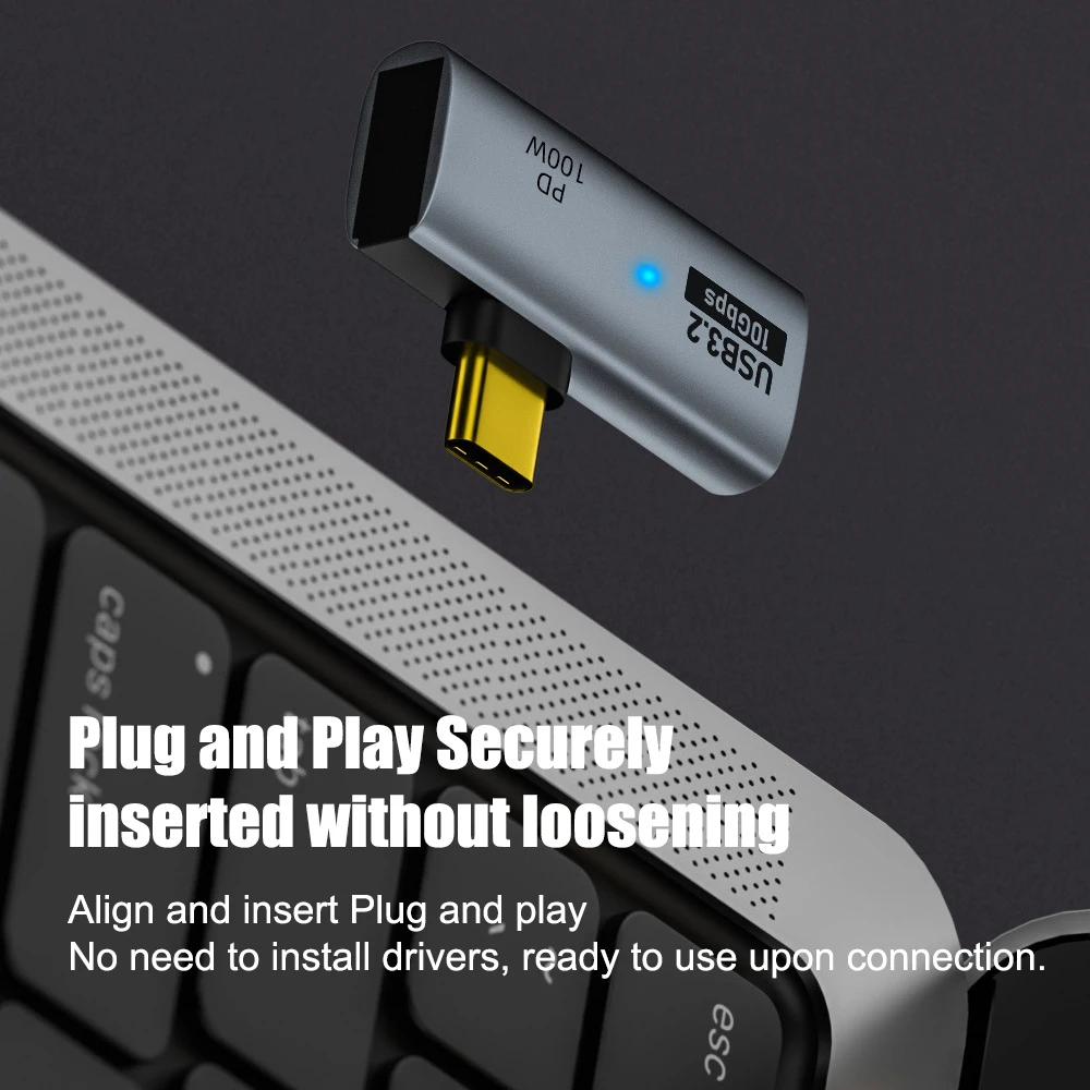 USB C Audio & Charging Adapter with PD100W Fast Charging Capability
