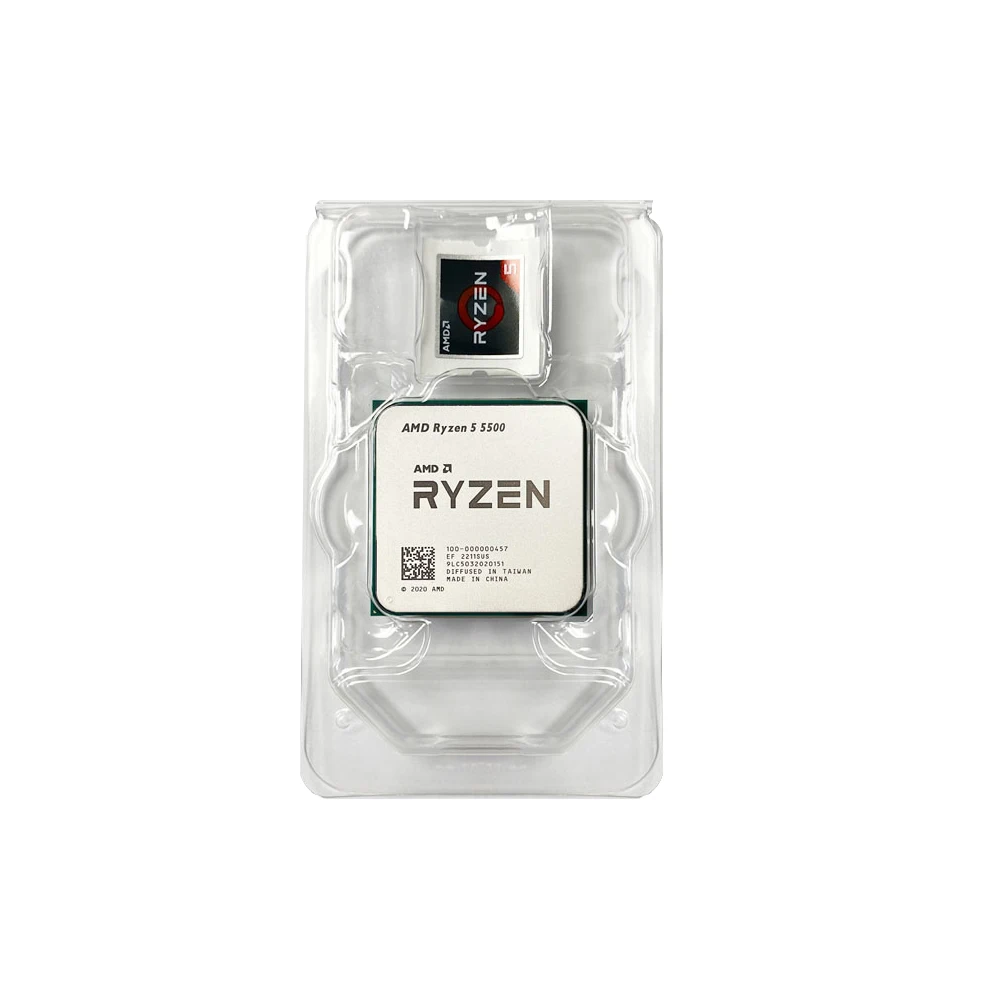 AMD Ryzen 5 5500 CPU Box Version Novo With CPU Cooler Fan Radiator R5 5500  Brand New Socket AM4 65W Desktop CPU Processador - AliExpress
