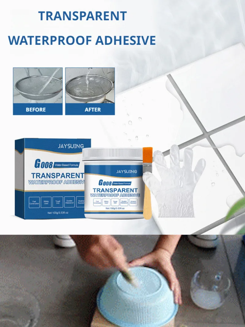 Adesivo Impermeabilizzante Per Uso Domestico Sigillatura Multifunzionale Rivestimento Impermeabile Adesivo Impermeabilizzante Per Pareti Trasparente I