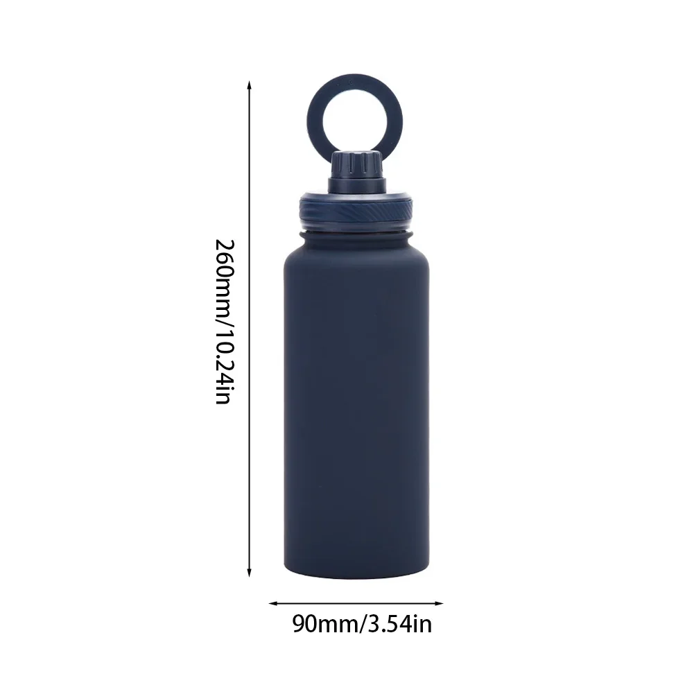 For MagSafe 1000ML Insulated Bottle Water Bottle with Rotating Phone Holder Thermal Water Cup Thermal Mug for Outdoor Sports