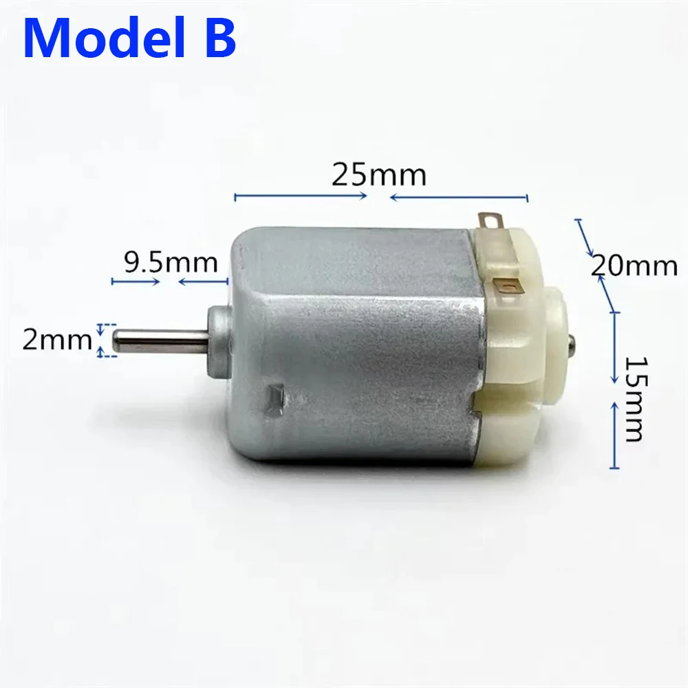 Moteur RC 130 Double Arbre ou Simple Arbre 3-6V pour Modélisme