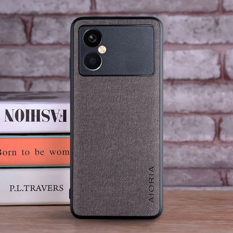 Luxury Textile Leather Soft Phone Case Cover