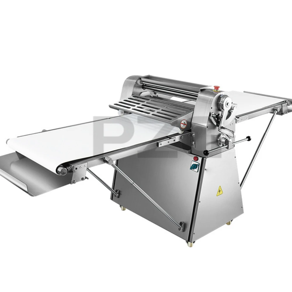 

Commercial Pizza Bread Dough Sheeter Pastry Cake Shortening Making Machine Vertical Bakery Equipment