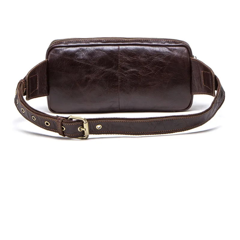New leather multi function men's waist bag One Shoulder Messenger bag mens luxury designer Fashion Chest pack High-quality