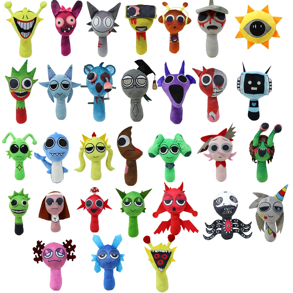 Sprunki Plush Horror Game Toys Cartoon Cute Soft Stuffed Pillow For Kid Birthday Christmas Gift Stuffed Children Dolls plush toys