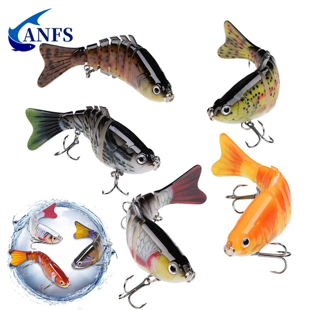 Fishing Lures For Bass Trout Multi Jointed Slow Sinking Baits Freshwater  Saltwater Bass Fishing Lures Slow Sinking Baits - AliExpress