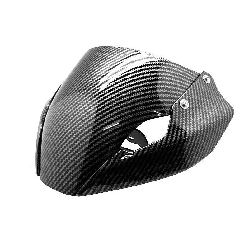 Fibra Di Carbonio Anteriore Faro Parabrezza Carena Per Ducati Monster 821 Stealth 2021
