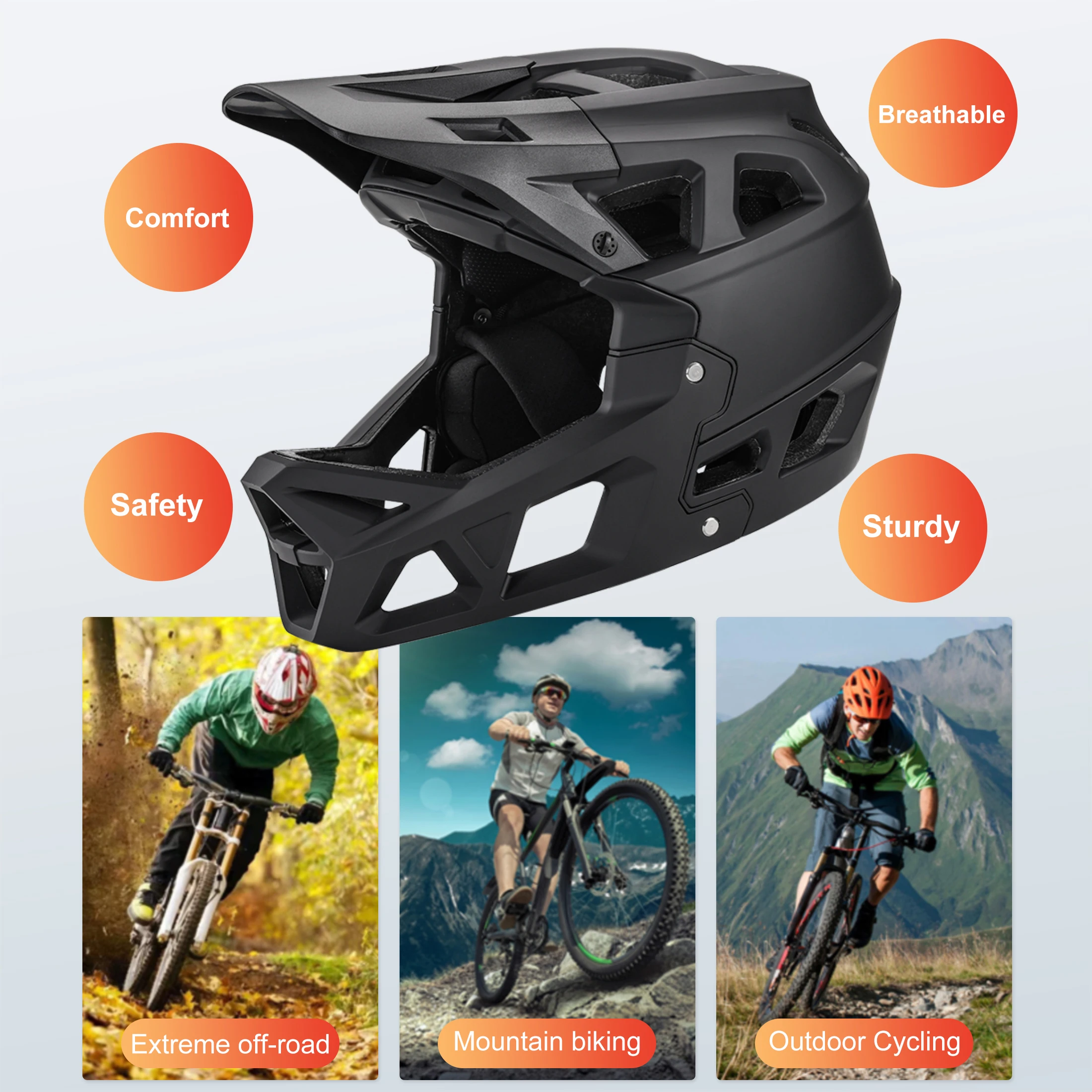 Mountain Bike Off Road Bicycle Helmet Road Cycling Top Mountain