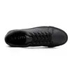 Spring Summer Flat Mens Casual Shoes Soft Pure Black Fashion Male Footwear Cool Young Man Street Style Comfortable 4