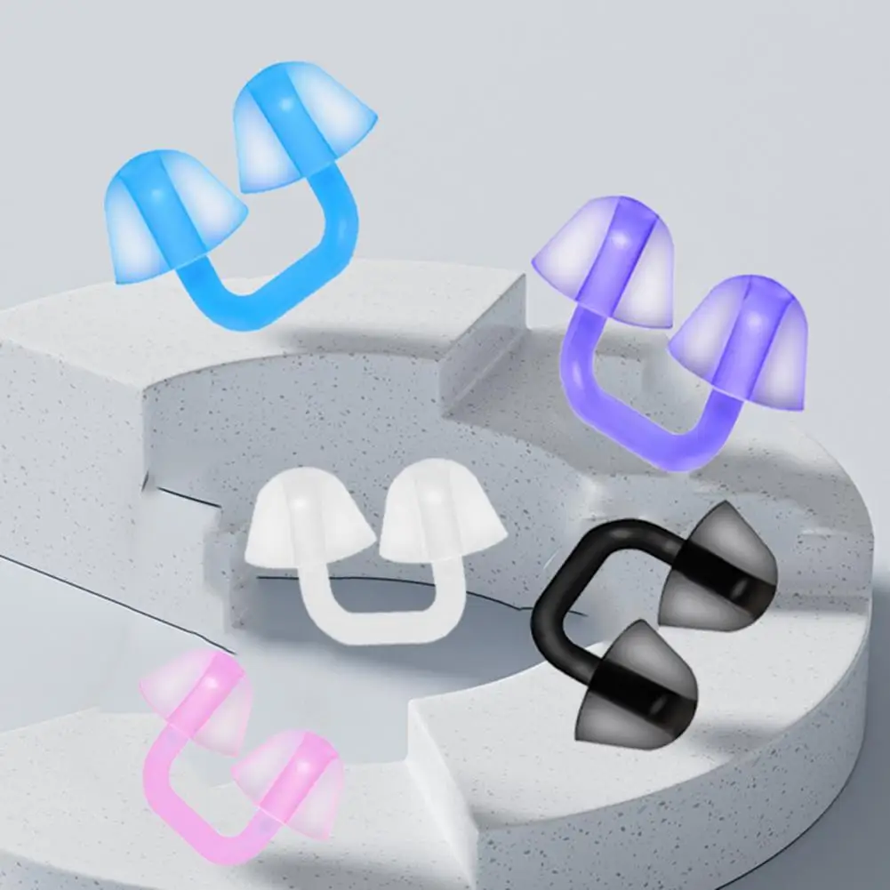 Swimming Nose Plugs Comfortable Silicone Nose Protector Reusable Waterproof Swim Nose Clip Professional Swimming Diving Surfing 3