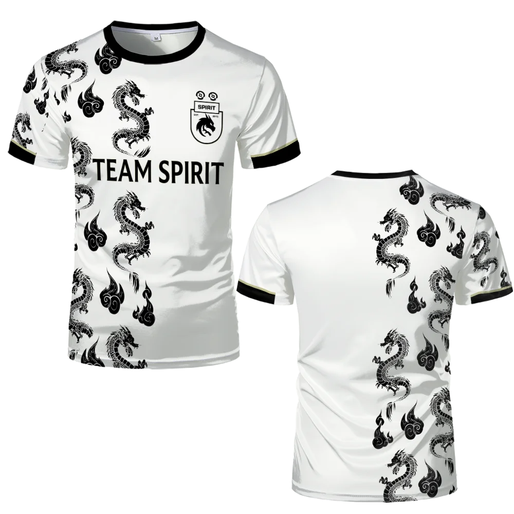 Team Spirit Esports Jersey - Men's Breathable Mesh Fan Tee