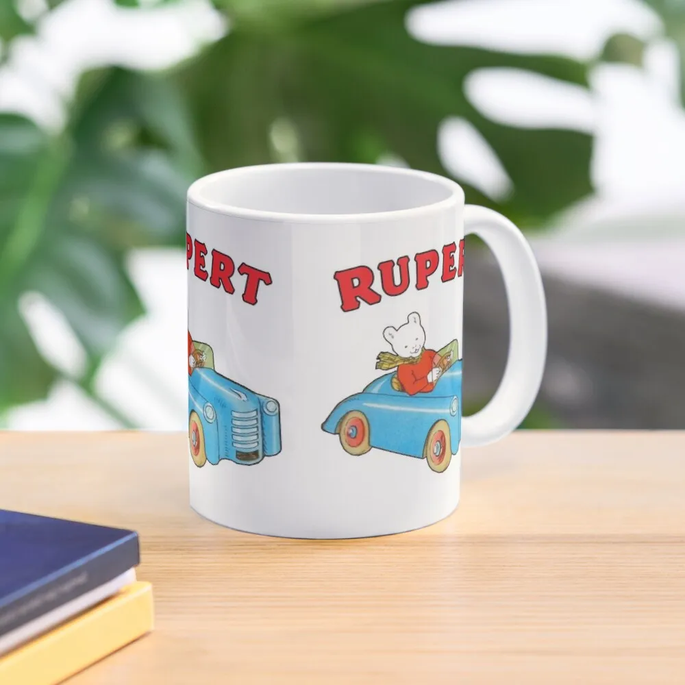 

Rupert bear drives a car Coffee Mug Travel Kawaii Cups Creative Cups Glasses Mug