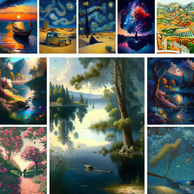 Landscape Fantasy Nature Diamond Painting On Clearance Embroidery Kit  Gothic Home Decor Custom Photo Kids Gift 2023 Dropshipping - AliExpress