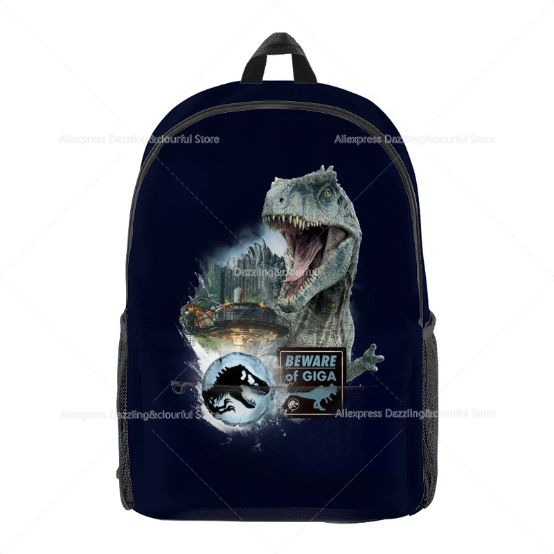 Classic Fashion Dinosaur Dragon pupil Bookbag Notebook Backpacks 3D Print Oxford Waterproof Boys/Girls Casual Travel Backpacks