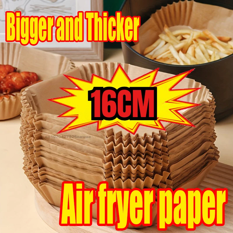 50/100pcs Air Fryer Baking Paper Non-Stick Airfryer Baking Papers Round Air-Fryer Paper Liners Paper Kitchen Accessories BEST SELLERS
