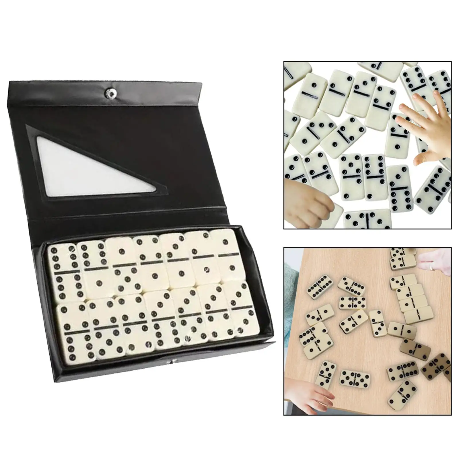 Double Six Domino Set 28 Domino In Custodia Portatile Per Regali Bomboniere