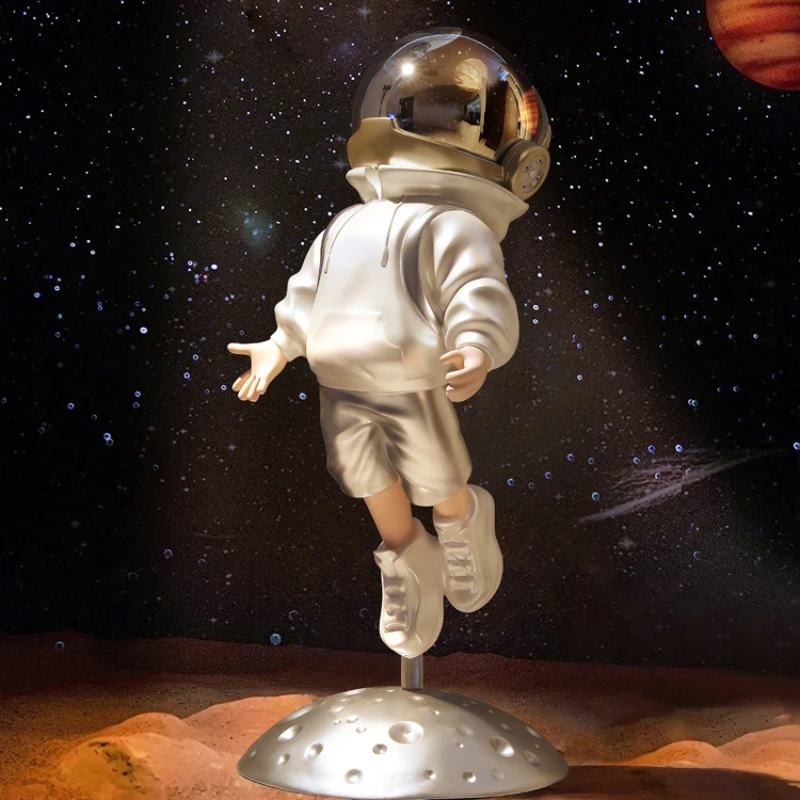 

80cm New Space Astronaut Floor-standing Ornament, Living Room TV Cabinet Sofa Decoration, Light Luxury Home, Housewarming Gift