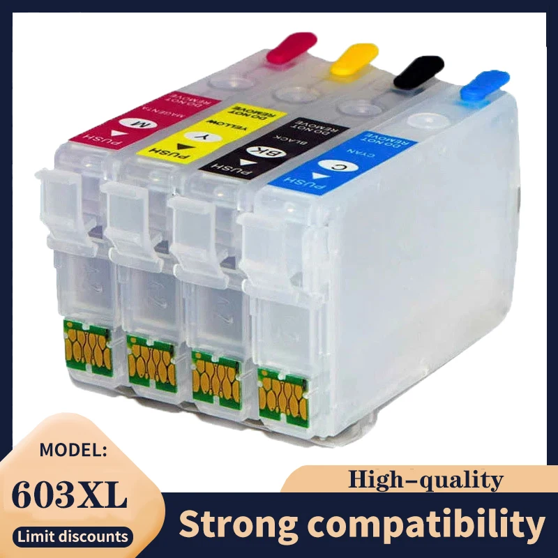 T603Xl E603Xl 603Xl Cartuccia Di Inchiostro Ricaricabile Per Stampante Epson Xp 2100 2105 3100 3105 4100 4105 2150 2155 3150 4150 4155 Wf2810D