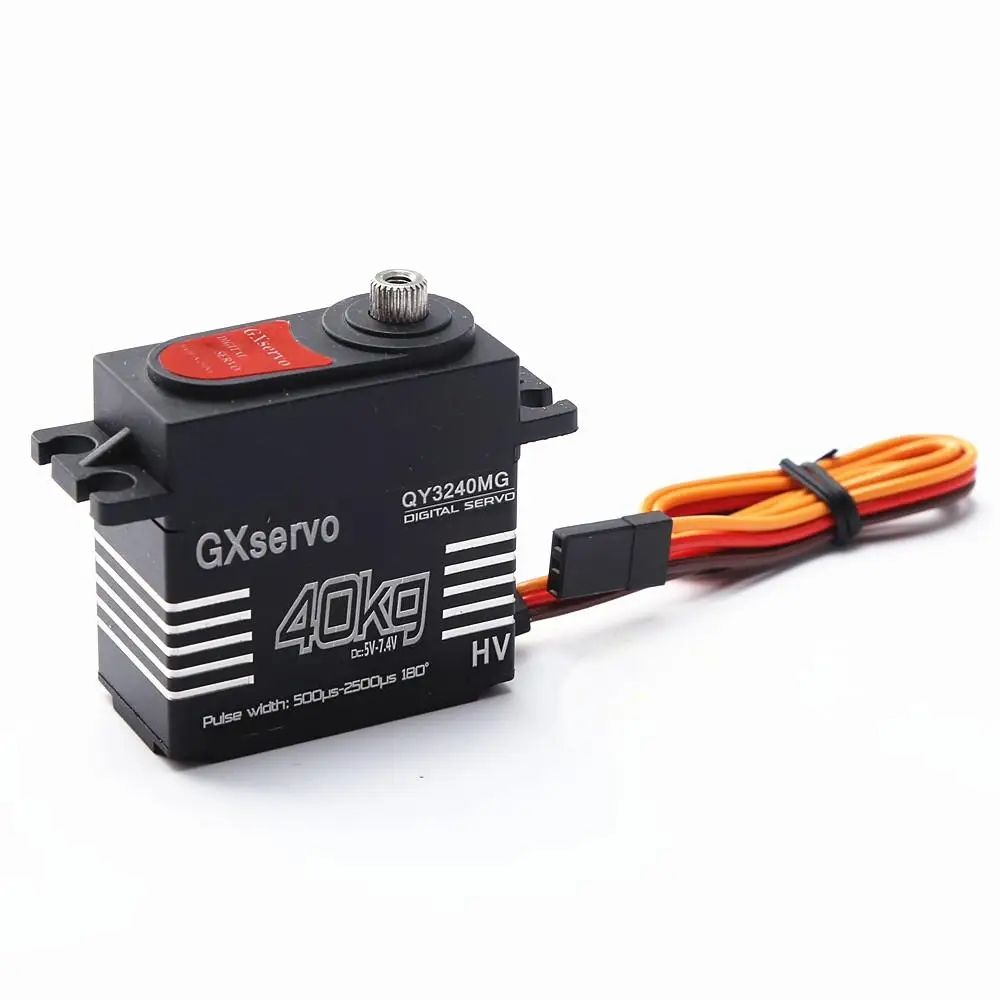 Qy3240mg High Speed Metal Gear 40kg Large Torque Digital  Servo For Rc Car Crawler Scx10 Trx4 1:8/1:10 Rc Car Truck Robot Parts