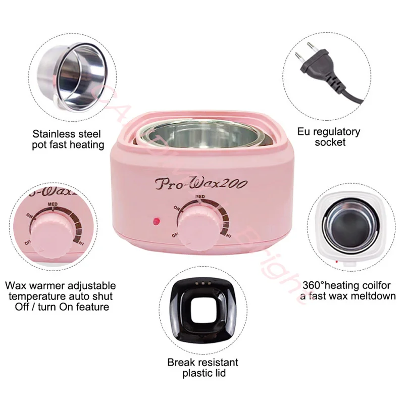 Hair Removal Wax Beans Heater Paraffin for Men And Women Hand Foot Body Care Smooth Skin Melting Wax Heating Machine