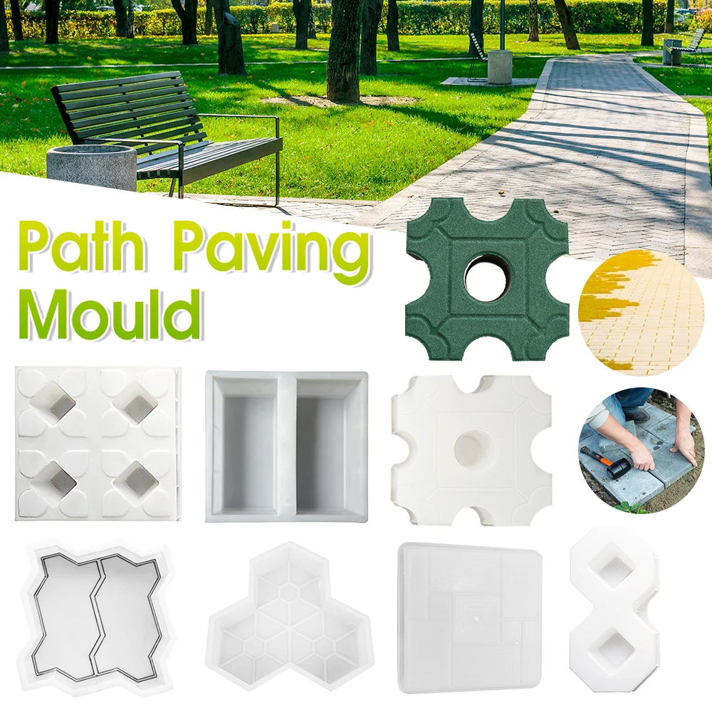 DIY Path Maker Cement Brick Mold 3