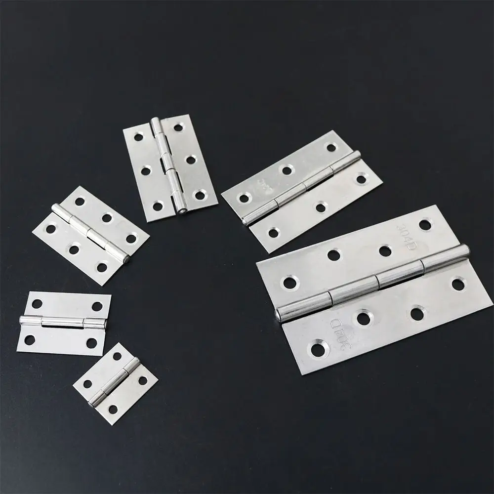 Description Picture 6 of item1Pcs Window Accessories Door Hinges 1/1.5/2/2.5/3 Inch Aluminum Core Cross Hinge 201 Stainless Steel Folding Furniture Hardware