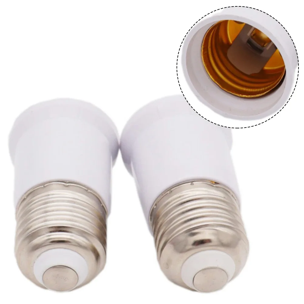 Light Bulb Socket Extender Light Bulb Socket Extender E26/E27 Screw In Adapter Extension Base Lamp Extension Socket Screw Bulb Holder Lighting Parts