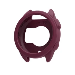 Silicone Protective Case - Soft and Durable Watch Decoration Accessory - Forerunner 165 (Purple red)