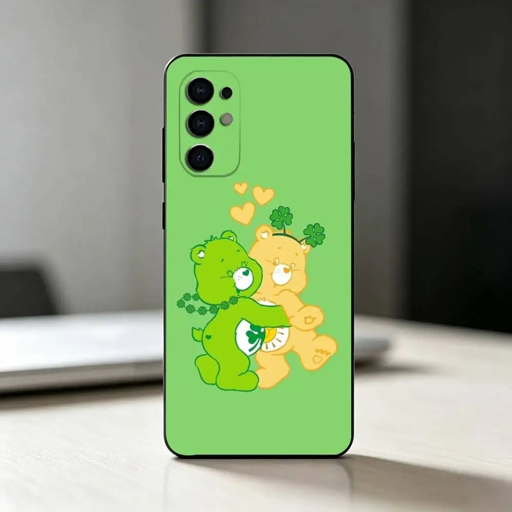 Charming C-Care Bears Soft Silicone Black Phone Case