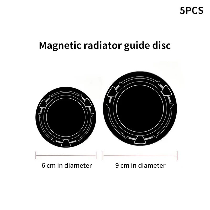 Metal Plate For Cell Phone Radiator Cooler Sticker Game Cooling Fans Plate For Mobile Phone Magnetic Holder Plates 6cm/9cm 5pcs phone cooler mobile radiator cell phone fan mobile heat dissipation plate cooling patches