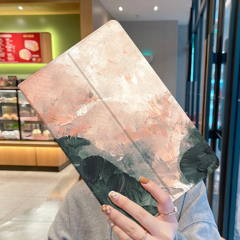 

iPad Motuntain Evening Mist Cover 2018 to 2022 Pro 11 10.2 Inches Air 3 4 5 10.5 10.9 Case For iPad Mini 4 5 6 7.9 8.3 Inches