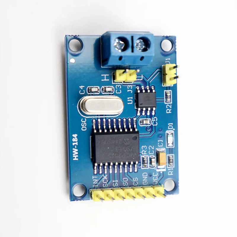 MCP2515 CAN 버스 드라이버 모듈 보드 TJA1050 수신기 SPI 51 ARM 컨트롤러 인터페이스 모듈용 Arduino DIY 키트용