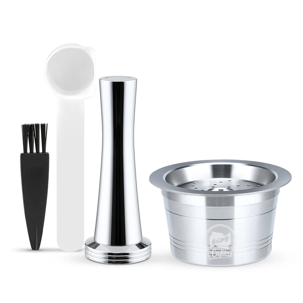 Reusable Coffee Capsule with Tamper